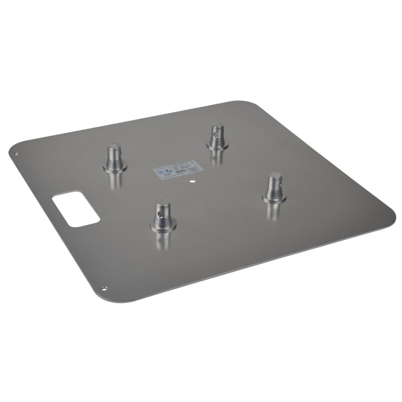 mbase de sol 600x600mm 5Kg pour totem avec 4 demi-manchons Contest