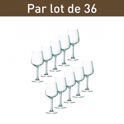 Lot de 36 verres à vin Lineal 19cl