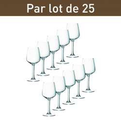 Lot de 25 verres à vin Lineal 25 cl